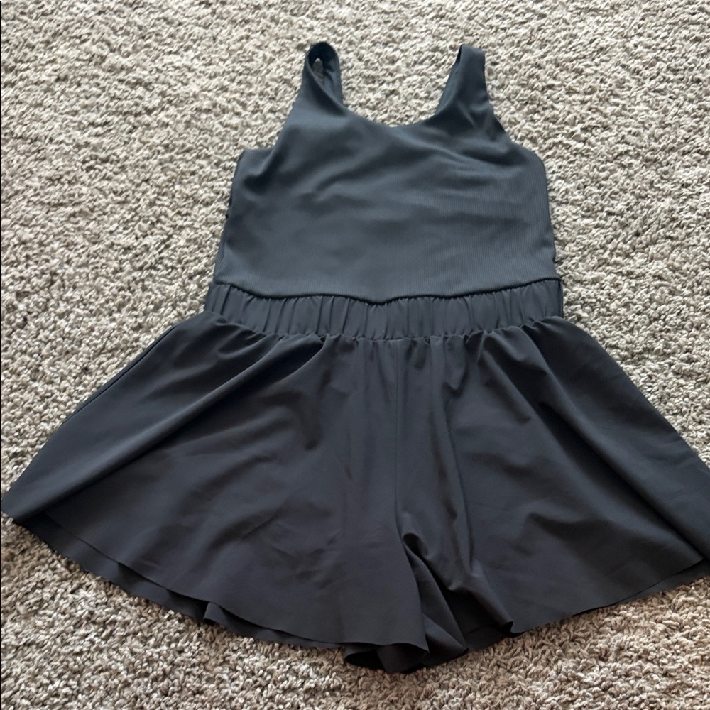 DSG Charcoal Sleeveless Kids Romper